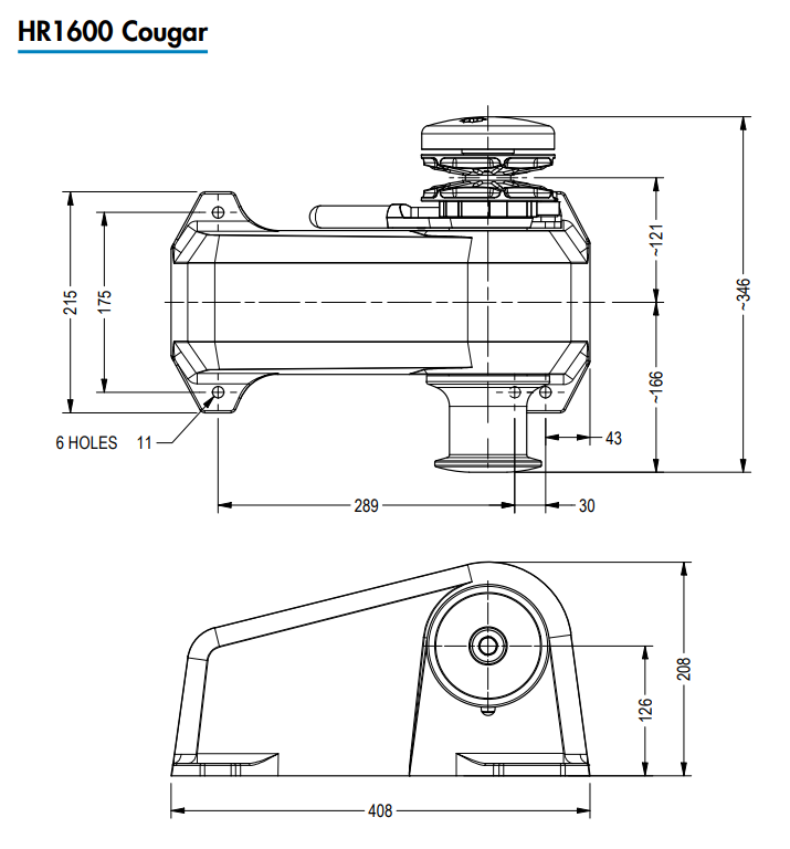 Muir HR1600 Cougar Winch