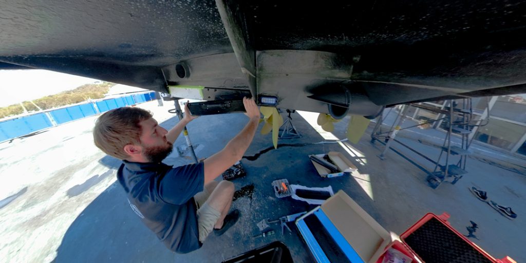 dynamic trimming control system installation - mounting kit