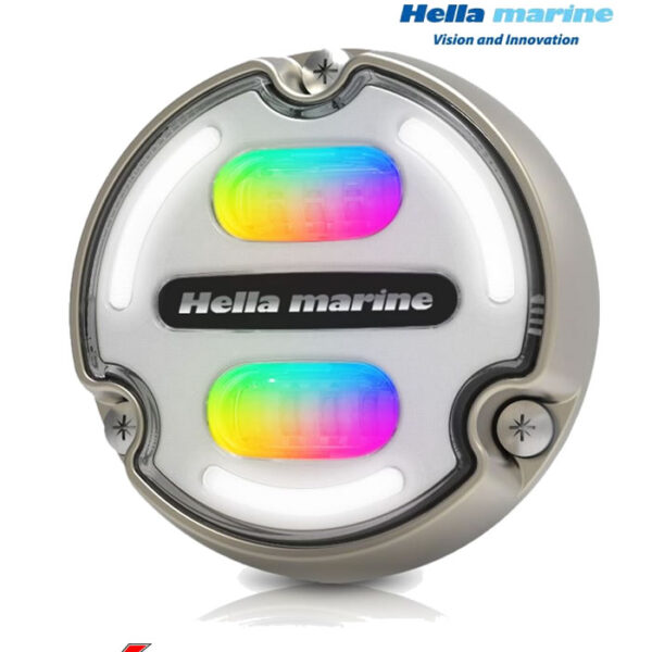 Hella Marine Apelo A2 RGB Underwater LED Light with Edge Light Bronze