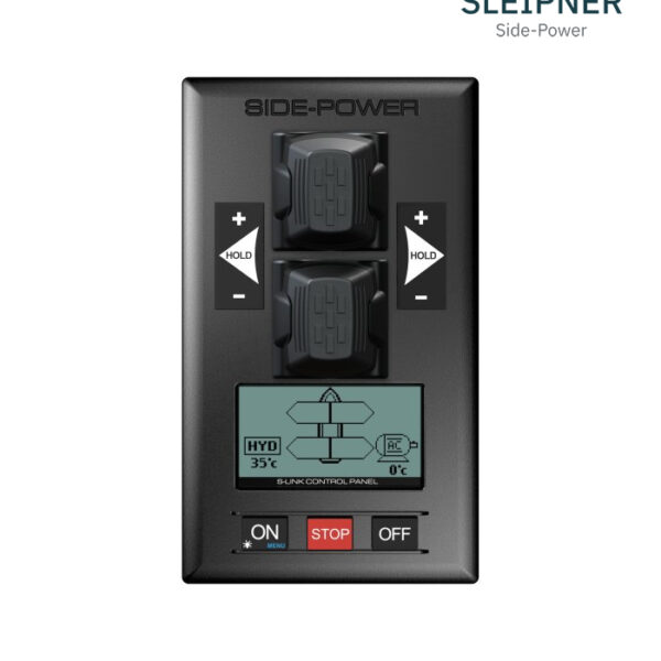 Sleipner Control panel for thruster, S-Link™, dual joystick, hold function, LCD variable speed for 12/24V, AC/Hydraulic