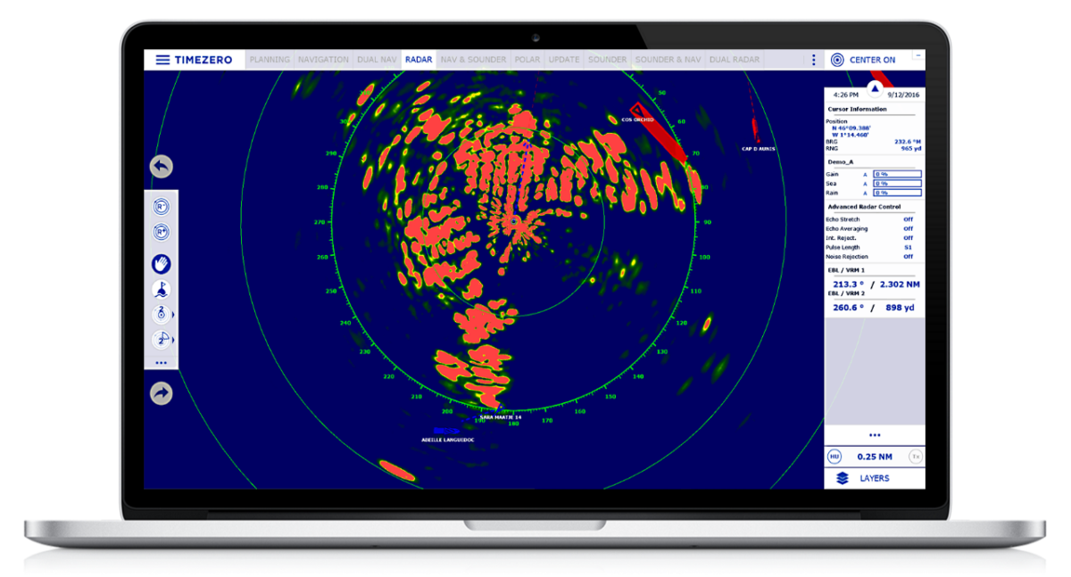 TimeZero TZ Professional full radar