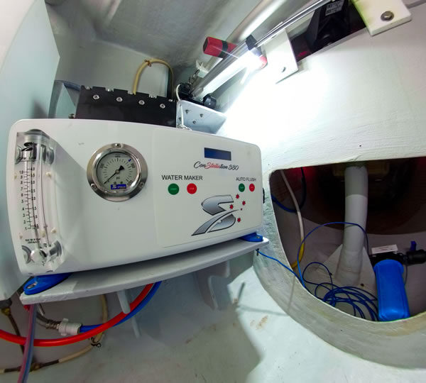 watermaker installation - seawind 1100